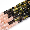 Natural & Synthetic Mixed Gemstone Beads Strands G-D080-A01-03-12-4