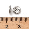 Brass Micro Pave Clear Cubic Zirconia Beads KK-B110-07P-3