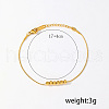Stainless Steel Snake Chain Bracelets for Women VG7842-1