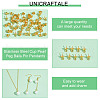 Unicraftale 60Pcs PVD Vacuum Plating 304 Stainless Steel Cup Pearl Peg Bails Pin Pendants STAS-UN0053-59-5