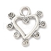 Tibetan Style Alloy Pendants PALLOY-P293-018AS-2