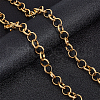Unicraftale 304 Stainless Steel Rolo Chains Necklaces NJEW-UN0001-15G-3