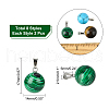  16Pcs 8 Style Natural & Synthetic Gemstone Pendants G-NB0003-04-2