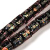 Handmade Dichroic Foil Glass Beads Strands DICH-U001-09I-1