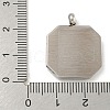 304 Stainless Steel Pendants STAS-F307-16P-3