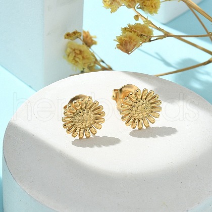 304 Stainless Steel Stud Earrings for Women STAS-Z117-14G-02-1
