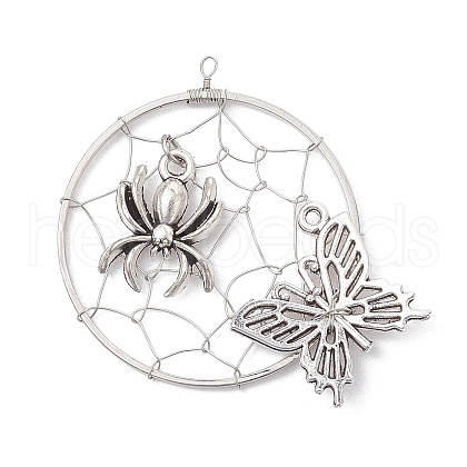 Halloween Tibetan Style Zinc Alloy Pendants PALLOY-JF02652-1