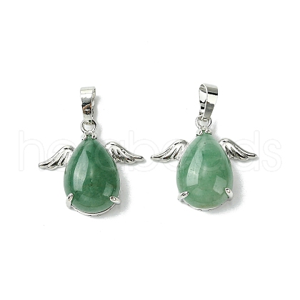 Natural Green Aventurine Pendants G-C114-05P-04-1