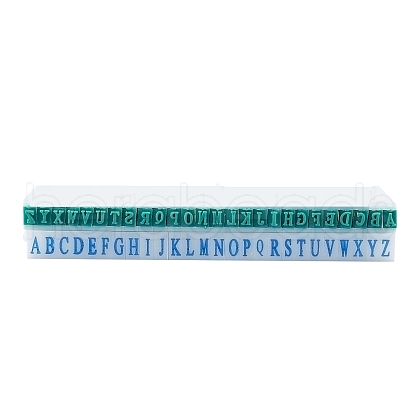 Plastic Detachable Letter A~Z Digits Combination Stamp Set DIY-CA0001-28-1