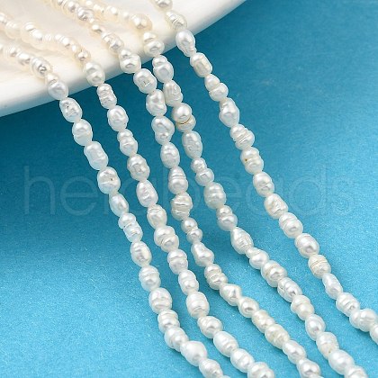 Natural Cultured Freshwater Pearl Beads Strands PEAR-I007-01K-01A-1