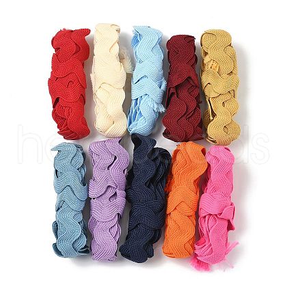 Gorgecraft Polyester Wave Lace Trim Ribbon OCOR-XCP0002-83B-1