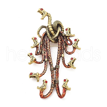Hydra Enamel Pins JEWB-E041-07AG-03-1