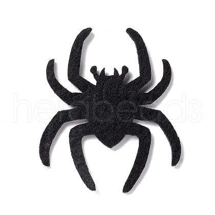 Wool Felt Spider Party Decorations AJEW-P101-03A-1