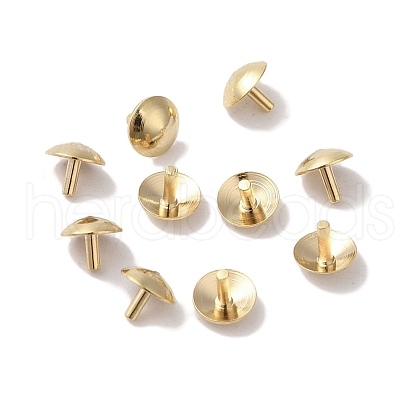 Brass Pendant Bails KK-K383-21A-G-1