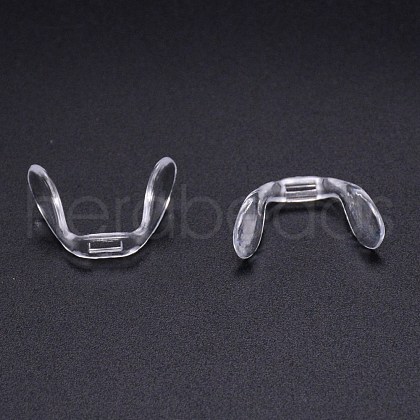 Plastic Eyeglass Nose Pads KY-WH0032-05-1