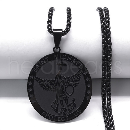 Stainless Steel Box Chain Necklace for Men IO4676-3-1