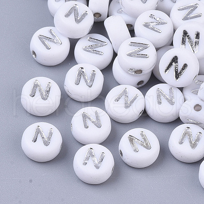 Plating Acrylic Beads X-PACR-R243-04N-1