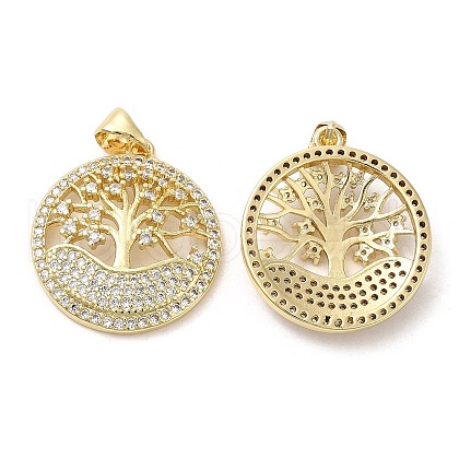 Rack Plating Brass Pendants KK-R146-07G-1