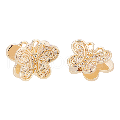 Brass Beads KK-BC0006-57G-1