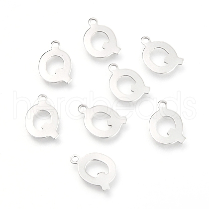 Non-Tarnish 201 Stainless Steel Charms STAS-C021-06P-Q-1