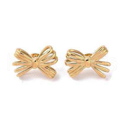 304 Stainless Steel Stud Earrings EJEW-S227-30G-02-1