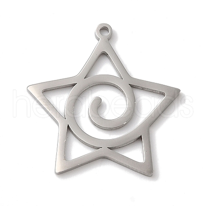 Non-Tarnish 304 Stainless Steel Pendants STAS-U010-05P-1