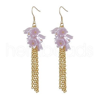 Acrylic Dangle Earrings EJEW-JE06228-03-1