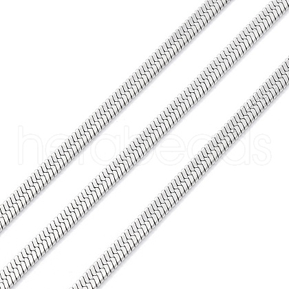 304 Stainless Steel Snake Chains CHS-M009-05P-02-1