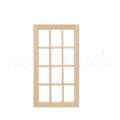 Wooden Window Miniature Ornaments PW-WG3E878-05-1