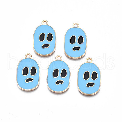 Alloy Enamel Pendants ENAM-S130-21C-1