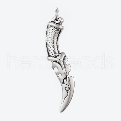 304 Stainless Steel Pendants STAS-G175-10AS-1