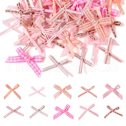 Handmade Polyester Bowknots Ornament Accessories AJEW-TAC0014-11A-1