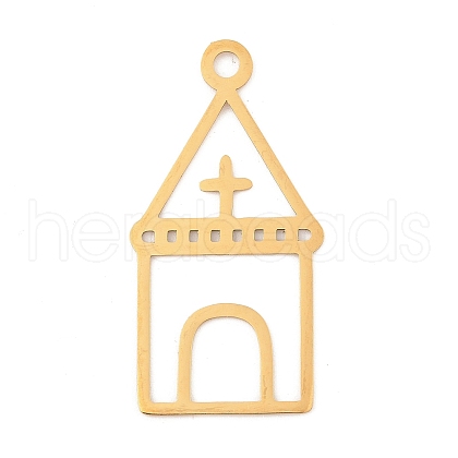 304 Stainless Steel Pendants STAS-Z109-21G-1