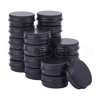 Round Aluminium Tin Cans CON-WH0086-133A-02-1