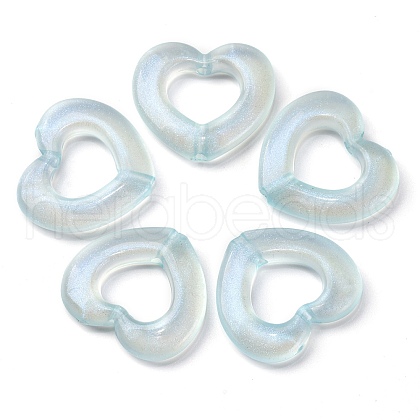 Luminous Transparent Acrylic Beads MACR-D024-19F-1