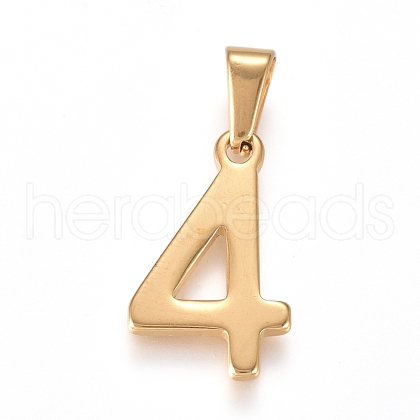 304 Stainless Steel Pendants STAS-L210-05J-G-1