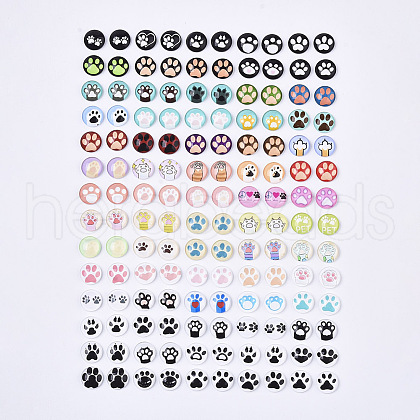 Glass Cabochons GGLA-R040-12mm-05-1