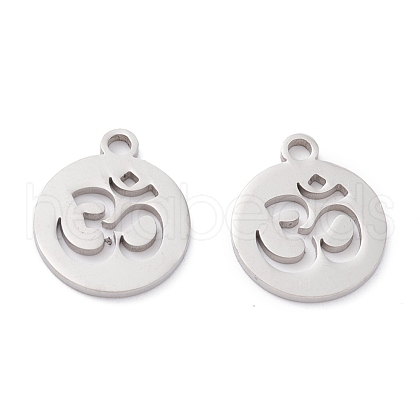 Non-Tarnish 201 Stainless Steel Pendants STAS-D451-25P-1