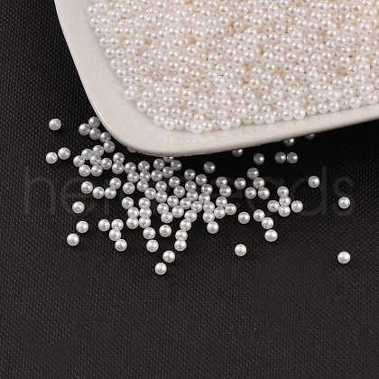 Imitation Pearl Acrylic Beads OACR-S011-10mm-Z9-1