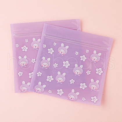 Cartoon Square Plastic Yin-yang Zip Lock Bags PW-WGB57A2-08-1