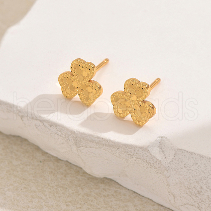Brass Stud Earrings QK5230-1-1