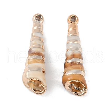 Plating Acrylic Pendants OACR-F012-06C-1