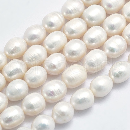 Natural Cultured Freshwater Pearl Beads Strands PEAR-K003-26B-1