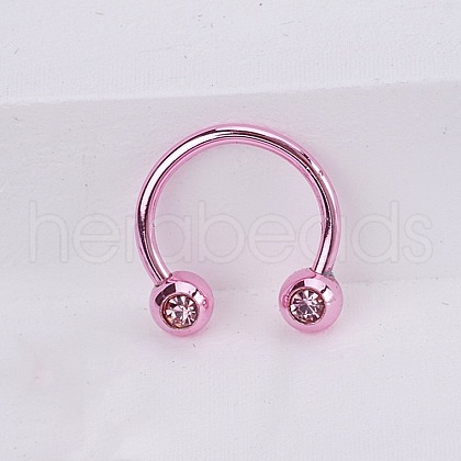 316L Stainless Steel Hoop Nose Rings WGEE114-16-1