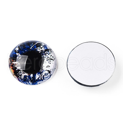 Glass Cabochons GGLA-T004-03-G-1