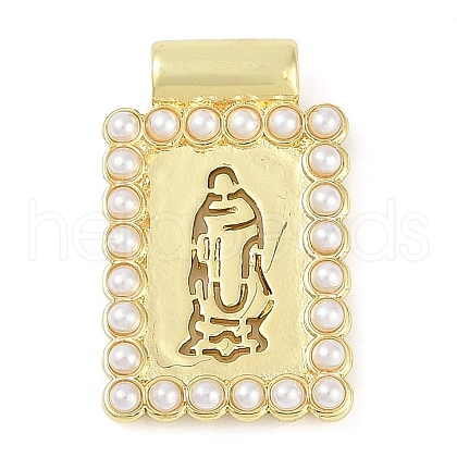 Rack Plating Brass Pendants KK-P287-45A-G-1