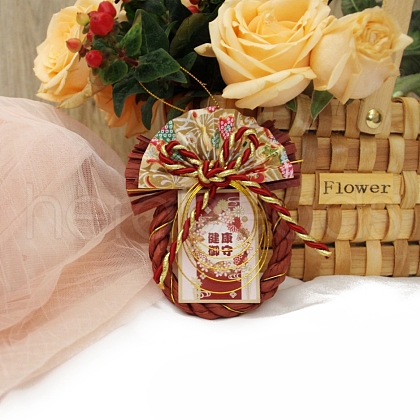Paper Japanese Wreath Shimenawa Hanging Ornaments PW-WG0A926-02-1