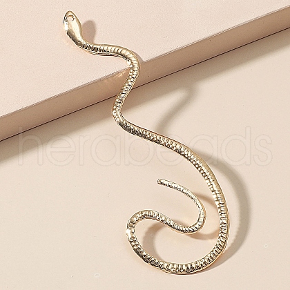 Alloy Snake Cuff Earrings for Girl Women Gift PW-WG3494F-01-1