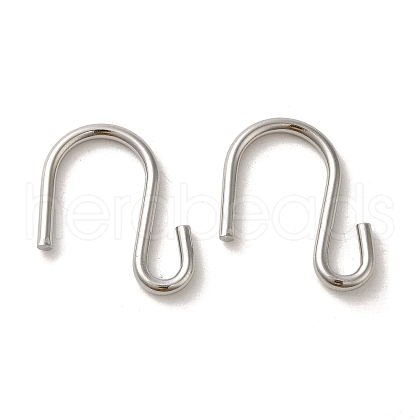 304 Stainless Steel S-Hook Clasp STAS-C085-03C-P-1