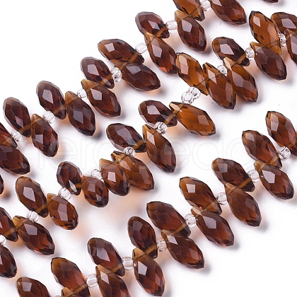 Crystal Glass Beads Strands GLAA-D033-27-1